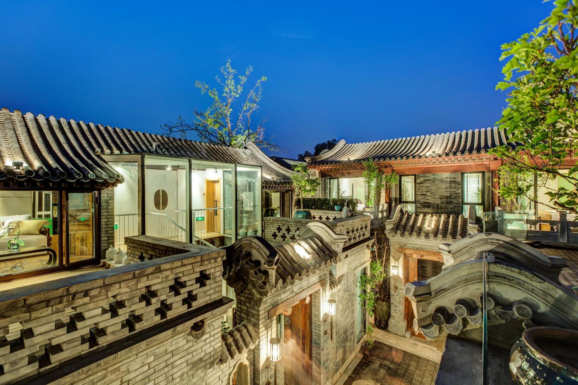 Beijing Le Zai Nan Luo Gu Xiang Wang Fu Jing Forbidden City Courtyard Hotel&Free Laundry Service&Free Coffee &Paid Dumpling Experience Service Exterior photo