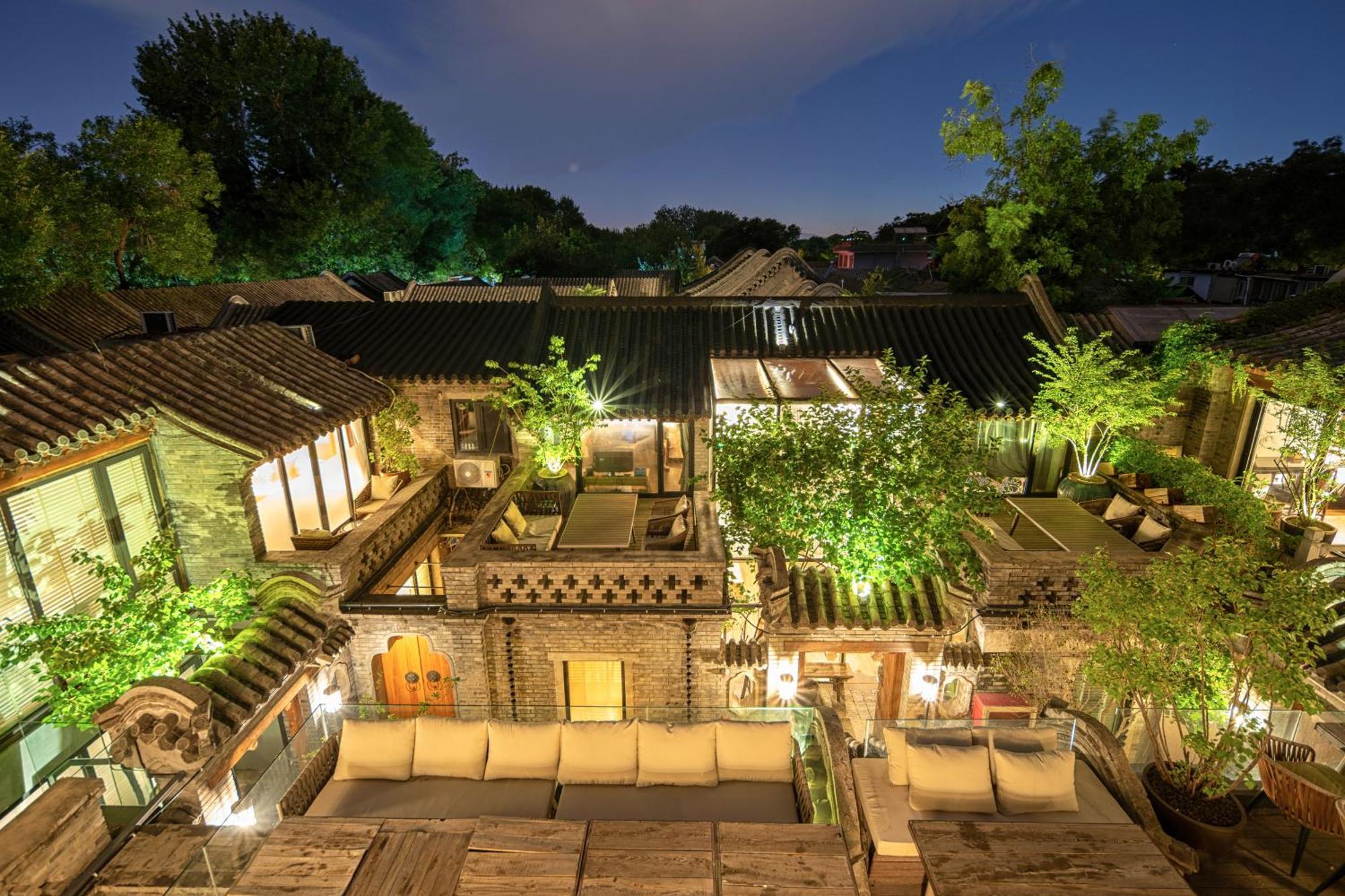 Beijing Le Zai Nan Luo Gu Xiang Wang Fu Jing Forbidden City Courtyard Hotel&Free Laundry Service&Free Coffee &Paid Dumpling Experience Service Exterior photo